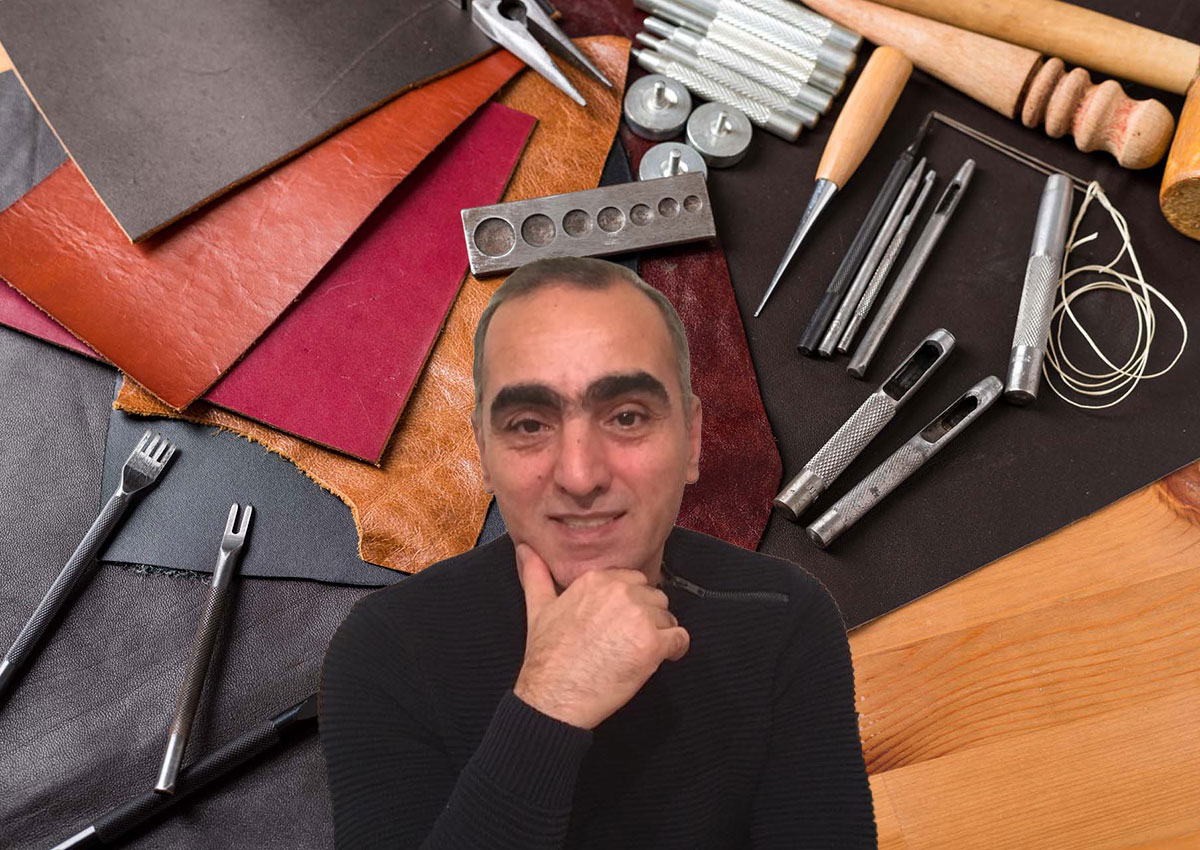 Lederstücke mit Schuster AY